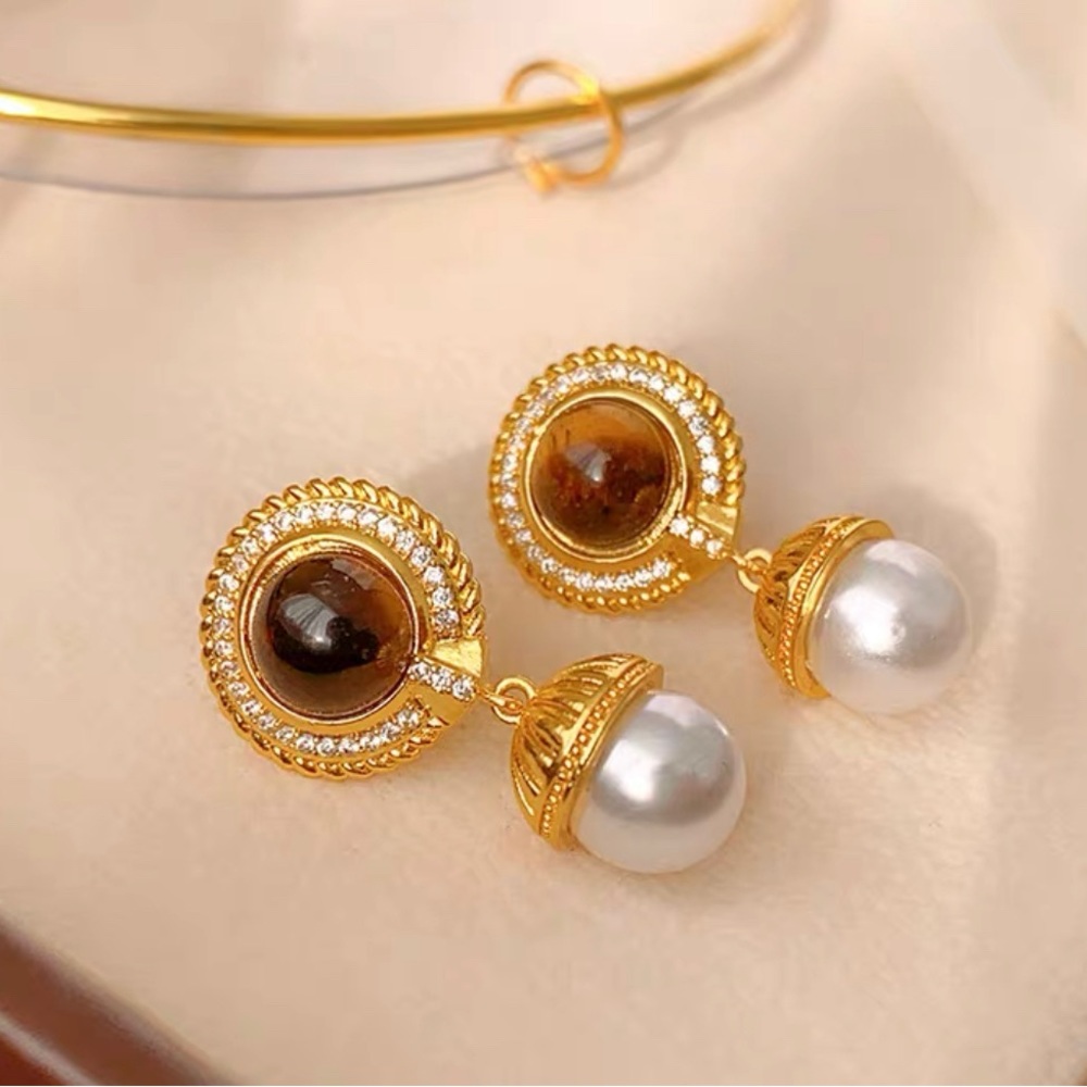 $25for3 NWT High-grade vintage earrings, stylish and versatile ear accessories